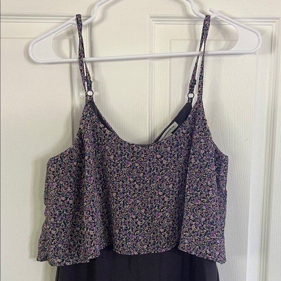 American Eagle Floral Gray Dress - Picture 2 of 5